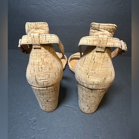 J McLaughlin Middleton Cork Wedges Sandals size 10 - Picture 6 of 10